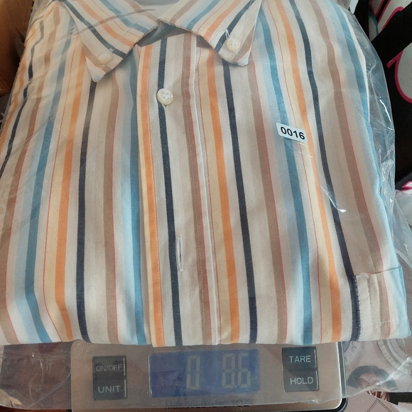 Vintage MONTERREY SHIRTS SHIRTMAKER made in Italy 100% Cotton striped Retro - Picture 13 of 14